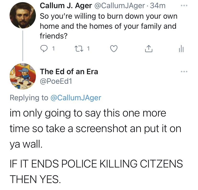 CallumJAger's tweet image. We’ve literally established you’re not bothered about who you hurt, you pillock.