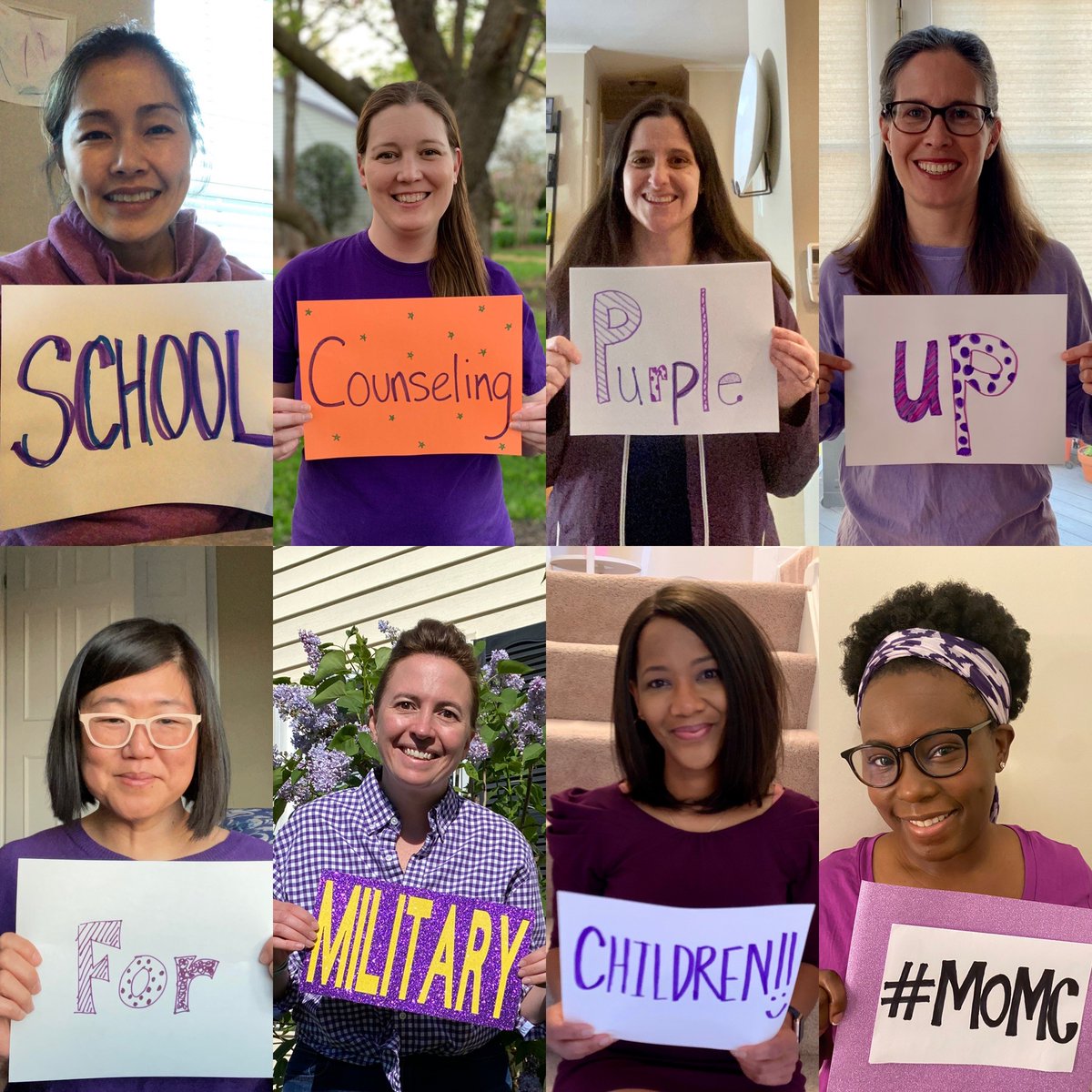 FCPS is proud to recognize all military-connected children. Each year SCS celebrates the resiliency of military-connected children for their tremendous service & sacrifice at home in the U.S. and overseas. #MOMC  #MonthoftheMilitaryChild #PurpleUpVirginia, #PurpleUpFCPS #PurpleUp