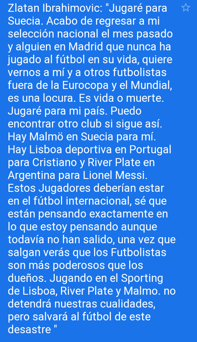 ZLATAN ME TERMINÓ DE CONFIRMAR QUE MESSI ES DE RIVER, REPITO, ZLATAN ME ACABA DE CONFIRMAR QUE EL MEJOR JUGADOR DE LA HISTORIA ES DE RIVER VOY A EXPLOTAAARR