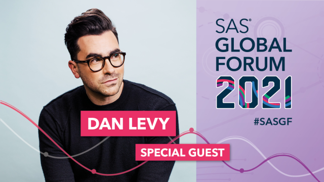 Holy Schi... er... cow! I didn't see this coming, but I sure as Schi... uhh... sure as heck am *not* missing Dan Levy at #SAS Global Forum 2021! I'm not Schi... ah... not fooling you, so you better not miss it either! #SASGF https://t.co/2YhllCvtzV https://t.co/951j8RcWwA
