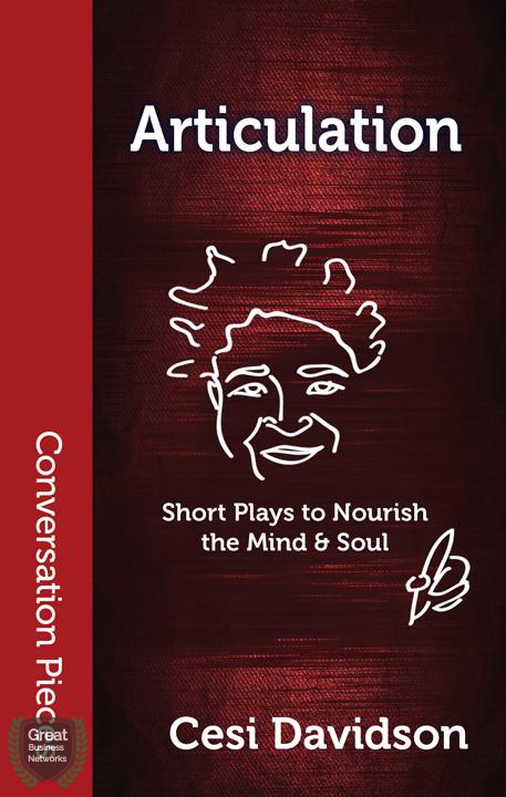 GreatBookSource's tweet image. Articulation: Short Plays to Nourish the Mind and Soul by Cesi Davidson. 
Click bit.ly/3edKFrO
These short plays are swift but indelible, both light and enlightening, their profound human truths conveyed with power and originality.