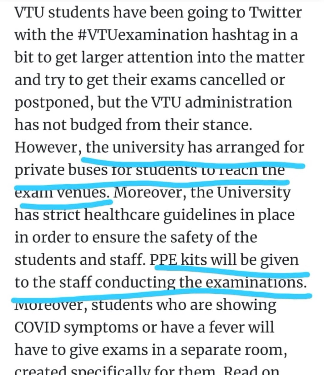 rakesh87996551's tweet photo. Dis are strict healthcare guidelines taken by #vtu university.If u give ppe kit to teacher,that means they are safe but what abt us.Your not running education university, it seems more like business.😡@drashwathcn @CMofKarnataka #savevtustudents @anvith_kateel https://t.co/Rt32y4GB83