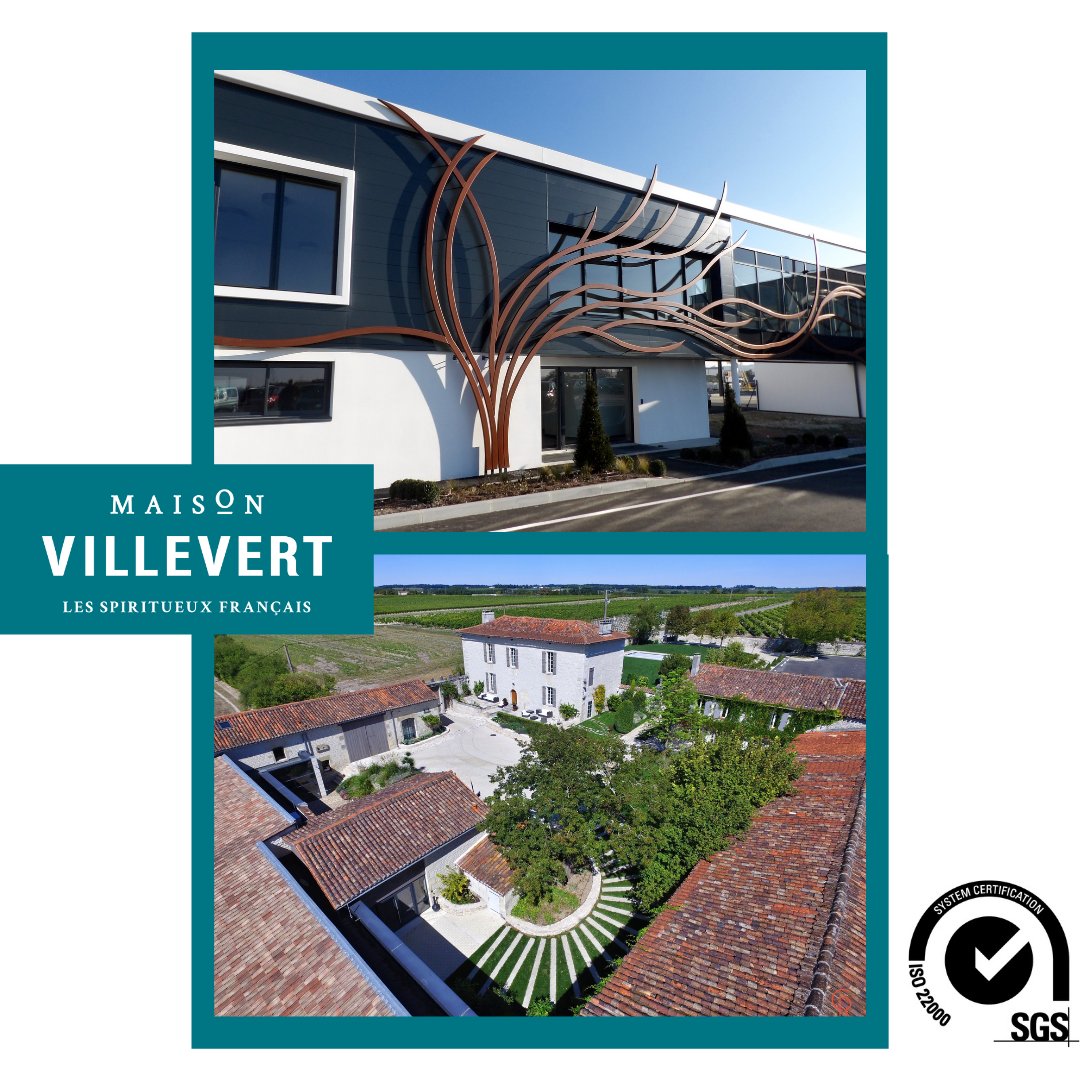 🇫🇷 Précédemment certifié ISO 90001, le siège social et le site de production de Maison Villevert sont désormais certifié ISO 22000.

🇬🇧 Previously ISO 90001, Maison Villevert's head quarter and production site are now ISO 22000 certified.

#MaisonVillevert #MVI #Adéona #ISO22000