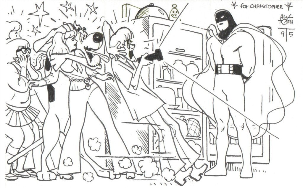 so I see Alex Toth (designer of Space Ghost) is a belly connoisseur, like look at Velma, she's got a little belly peeking out of her sweater for some reason 
