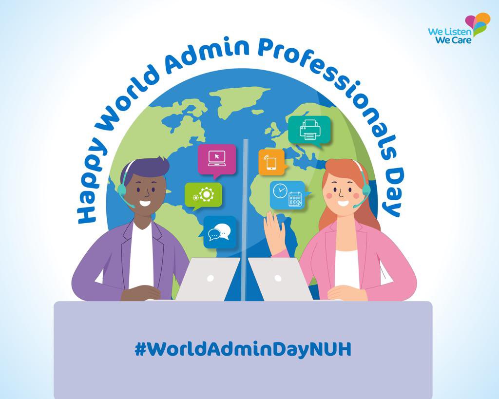 Wishing all of our Admin and Clerical teams an amazing #WorldAdminDay as we celebrate everything you do. We want you to know we are proud of you and appreciate you. A huge thank you from all in the Surgery Division. 🙏🏻🥰