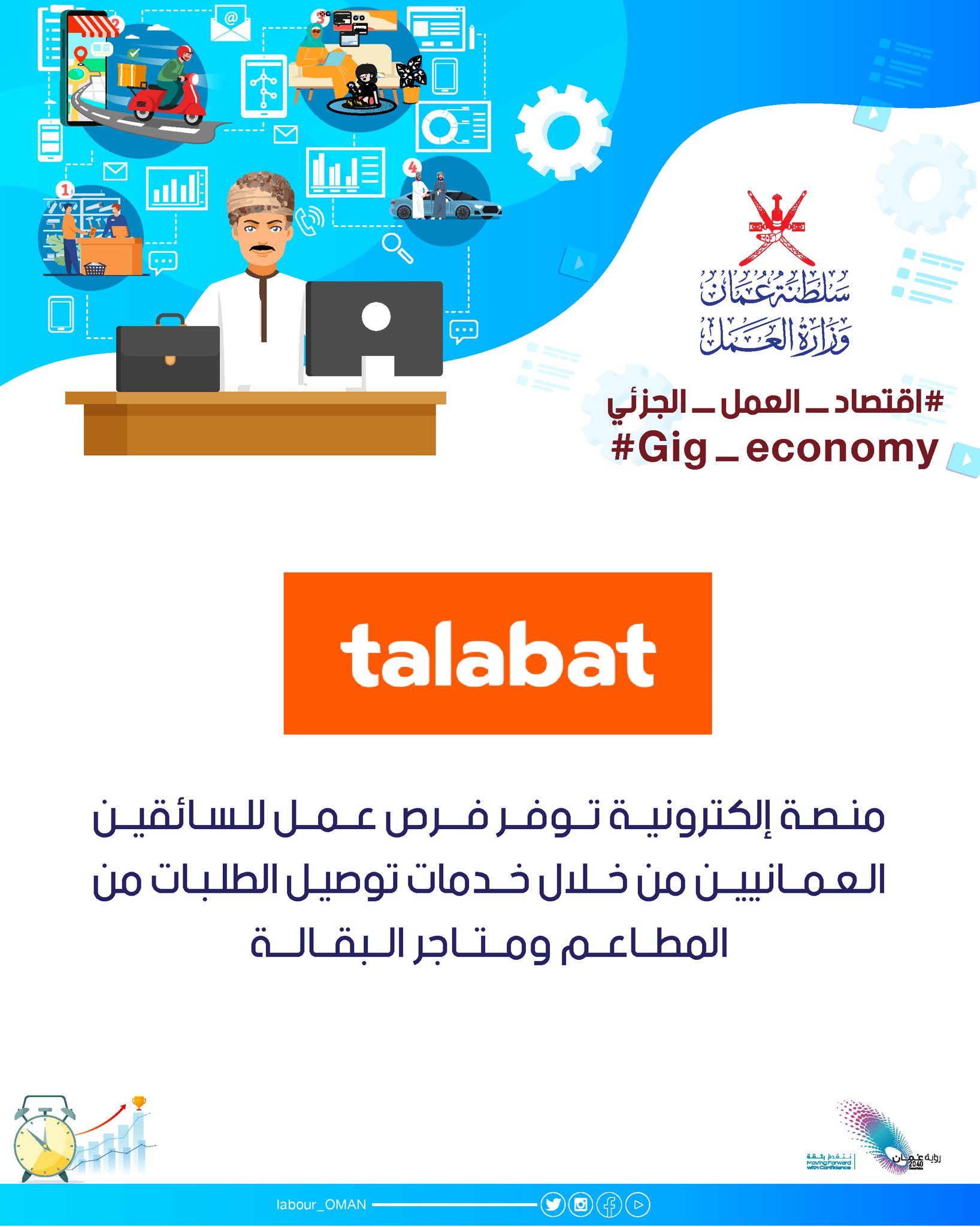 - خدمات توصيل الطلبات داخل سلطنة عمان