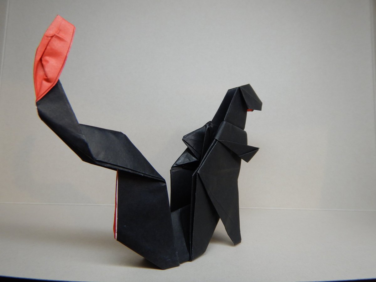 「『Origami Shin Gojira』
I drew "How to mak」|猫怪獣ノラのイラスト