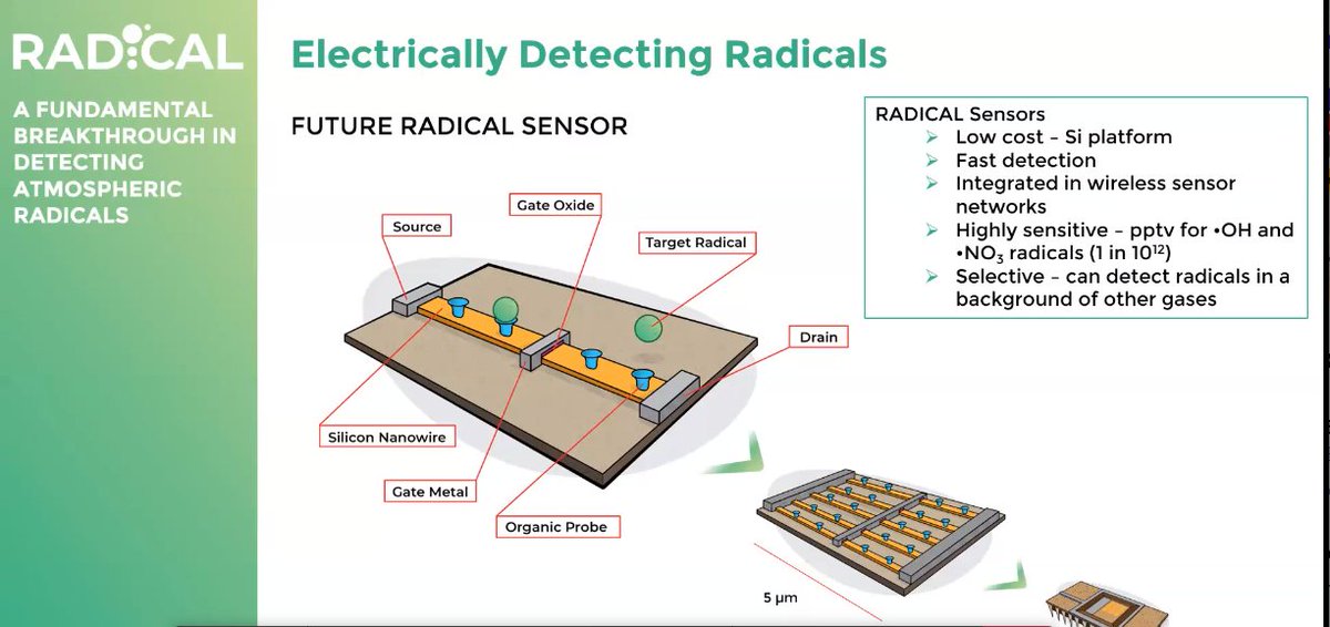 🔴Professor Justin Holmes is now presenting the @radical_air project 'A Fundamental Breakthrough in Detecting #AtmosphericRadicals'

#eicPathfinder #airpollution