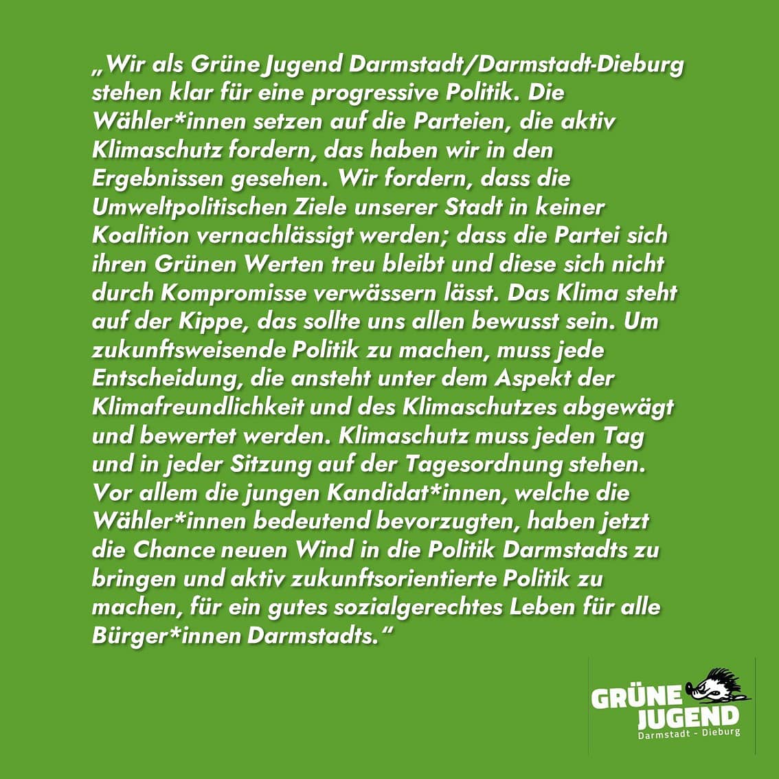 FFFDarmstadt's tweet photo. 5 WEITERE JAHRE GRÜN-SCHWARZ SIND NICHT HINNEHMBAR!

Deswegen: Unser Statement zu den Koalitionsverhandlungen gemeinsam mit anderen Jugendorganisation!

https://t.co/AqgbPBfzsf https://t.co/oCJGcnoHuG