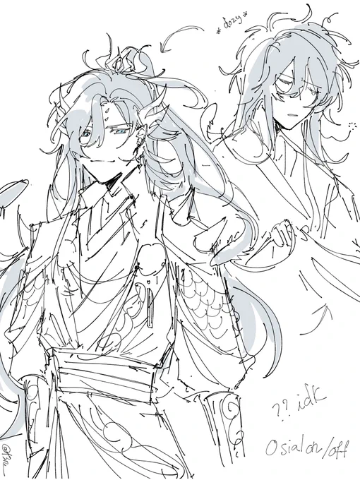re-up bc i spot some mistakes F///Osial rakugaki + small retuo ge as a break from comms and schoolworks  #ReOsial mayb 