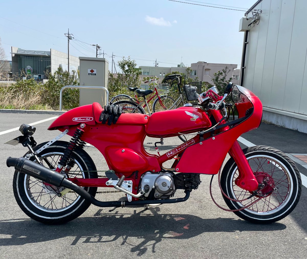 セパハンにしてシングルシート入れたらとりあえずカフェ風になります