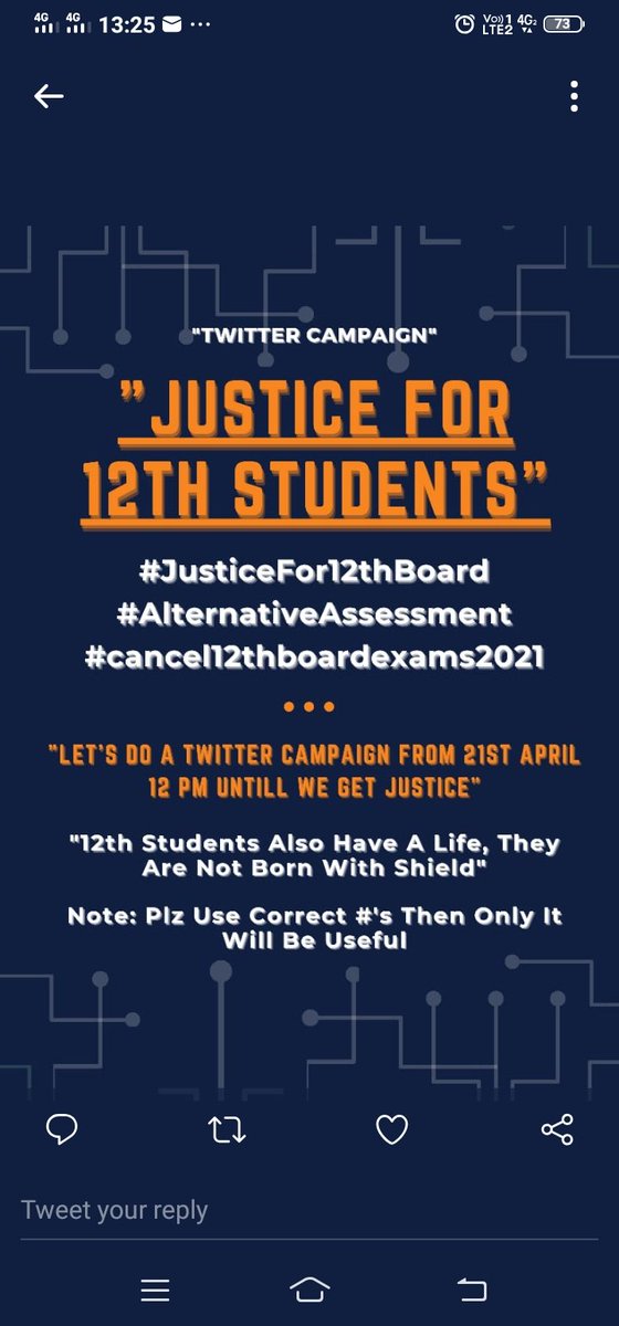 DeepakG81786668's tweet photo. @anubha1812 Mam Please Chhattisgarh Board Studends ki help Kijiye yaha Ke Goverment 12th Studends ki Exam offline karne wala hai I request Mam Studends ki Life Khatre main hai  Aap CG Studends ka liye Aavaj Uthaiye #internalassessment
#cancelboardexams2021 #JusticeFor12thBoard https://t.co/Evpy6NdQHf