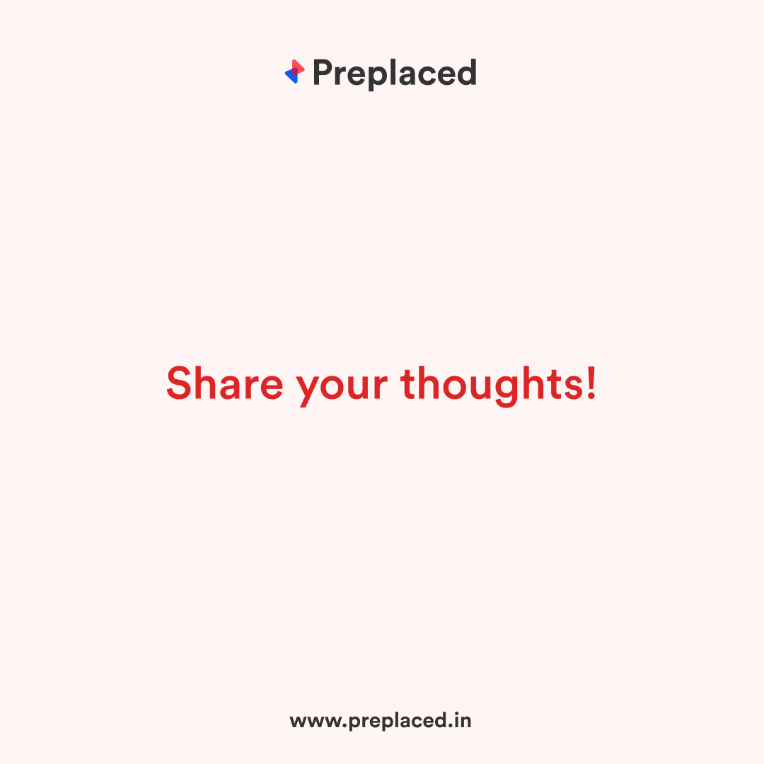 preplaced_in's tweet photo. Many people complain about luck playing a major role in interviews. Have you faced interview situations where luck played a major role?Either in a positive or a negative way?

Share your thoughts!

#Preplaced #jobinterviews #ThoughtfulPost https://t.co/62isOIYqr3