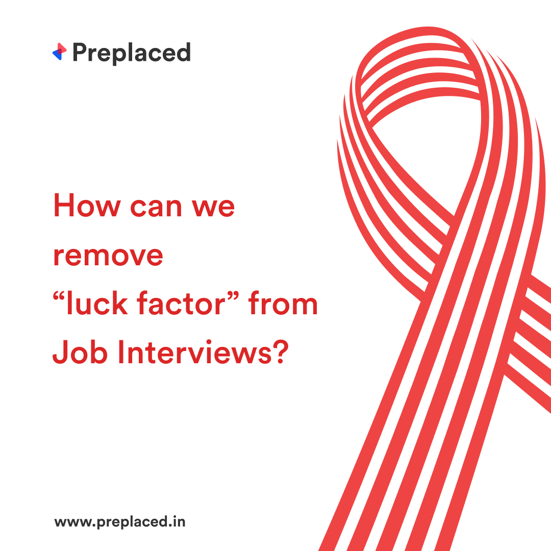 preplaced_in's tweet photo. Many people complain about luck playing a major role in interviews. Have you faced interview situations where luck played a major role?Either in a positive or a negative way?

Share your thoughts!

#Preplaced #jobinterviews #ThoughtfulPost https://t.co/62isOIYqr3