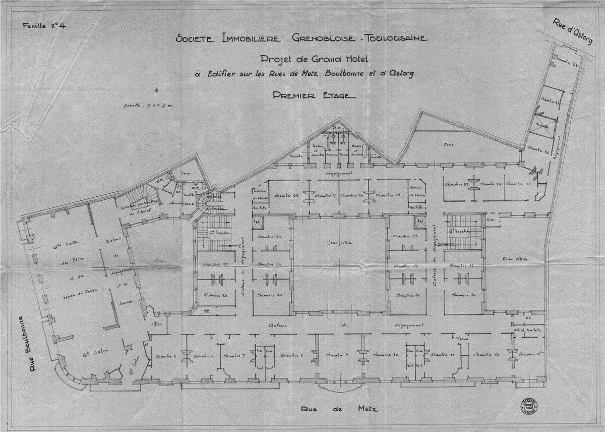 ToulouseArchive's tweet photo. #MercrediVIP📐
21 avril 1937 : Mort de l'#architecte toulousain Barthélémy #Guitard. On lui doit notamment l'#HôpitalPurpan et le #GrandHôtel.
En savoir + :
► https://t.co/U5fFJXvBNF
► https://t.co/4OM0tZxrxd
► https://t.co/4xJkCLFWUF
📸M. #Bergé 🖼️#LaboucheFrères ✏️B. Guitard https://t.co/VnNdvBlkHh