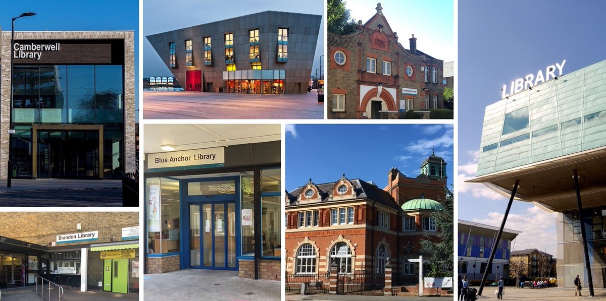SouthwarkLibs's tweet image. Most of our libraries are now open.
#BlueAnchorLibrary
#BrandonLibrary
#CamberwellLibrary
#CanadaWaterLibrary
#DulwichLibrary
#GroveValeLibrary
#NunheadLibrary
#PeckhamLibrary
#WalworthLibrary
Check opening hours, on-site services and safety measures here: bit.ly/3hxgLyC