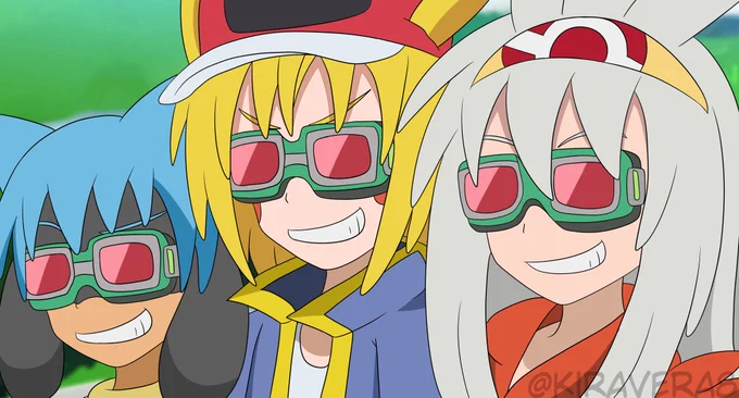 journeys trio! anipoke redraws✨ 