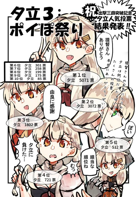 #見た人もなにか無言で白露型をあげる 