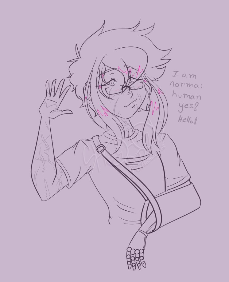 caffeinatedcali's tweet photo. @FizzyGutz am smol artist, barely getting the courage to show my art to the world, but i am here (and queer✨) https://t.co/b2aR37mkNf