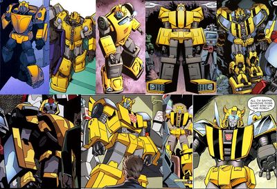 During his era he was also REALLY careless with design look at everyone's favorite Bumblebee. See Bee was upgraded to a new leader esque look but some book would not have him in that design at all, this is not something you should do in a visual medium.