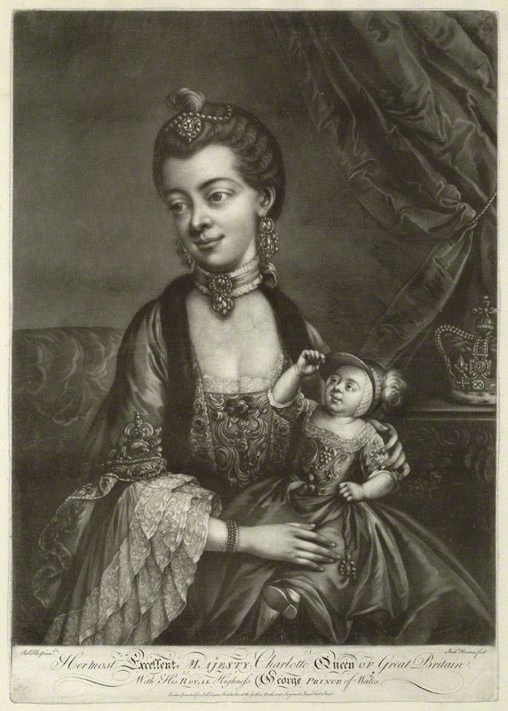 Fast forward to May 19th, 1744 and little Sophia Charlotte of Mecklenburg-Strelitz was born
