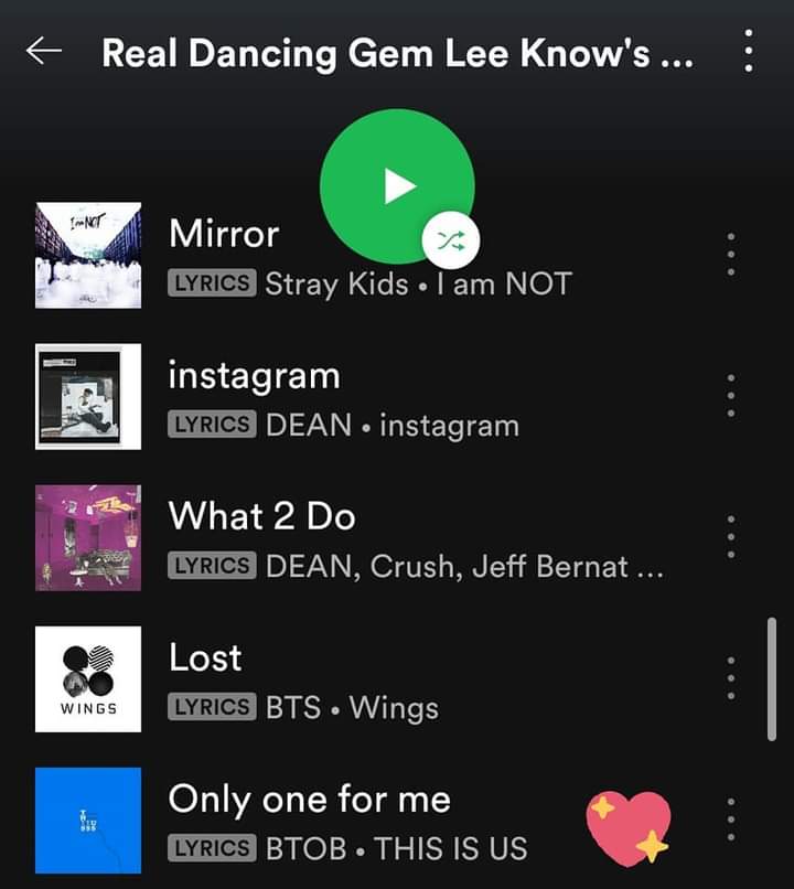 Bang Chan and Lee Know's Song Recommendations/Playlist