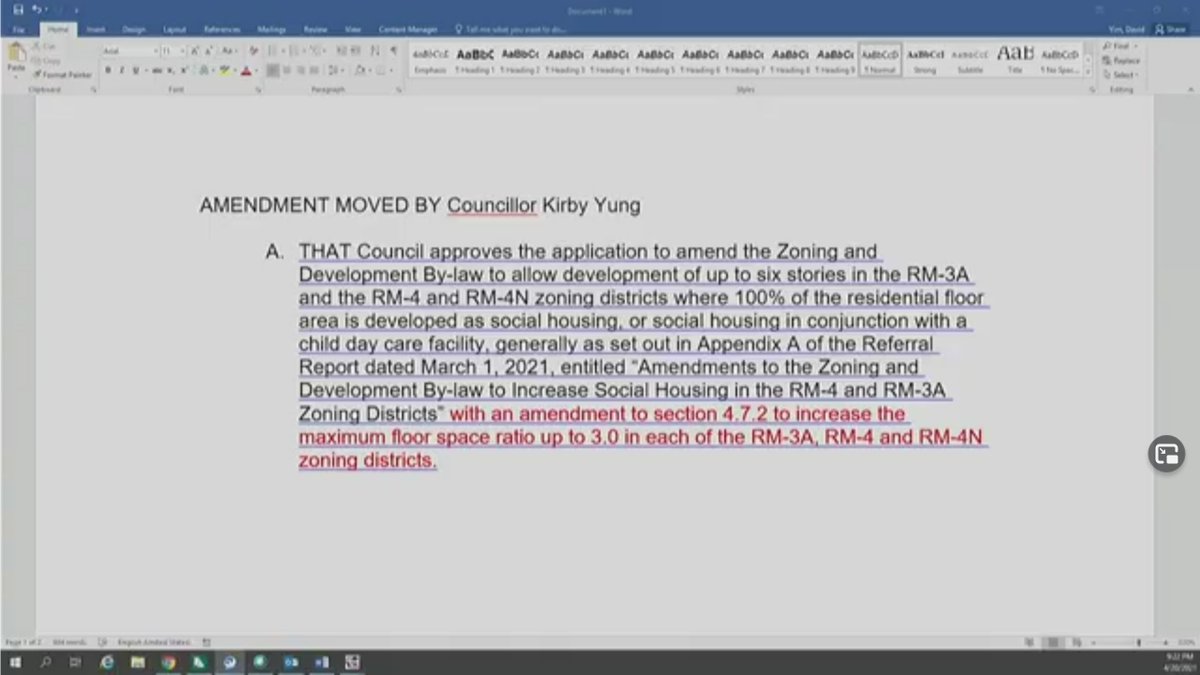 And that's it for staff, the question has been moved so time for debate and vote. SKY has an amendment, let's see......looks great! This is what Robert Brown suggested. Gives more flexibility to non-profits. But also w/i bounds of public hearing set by staff.