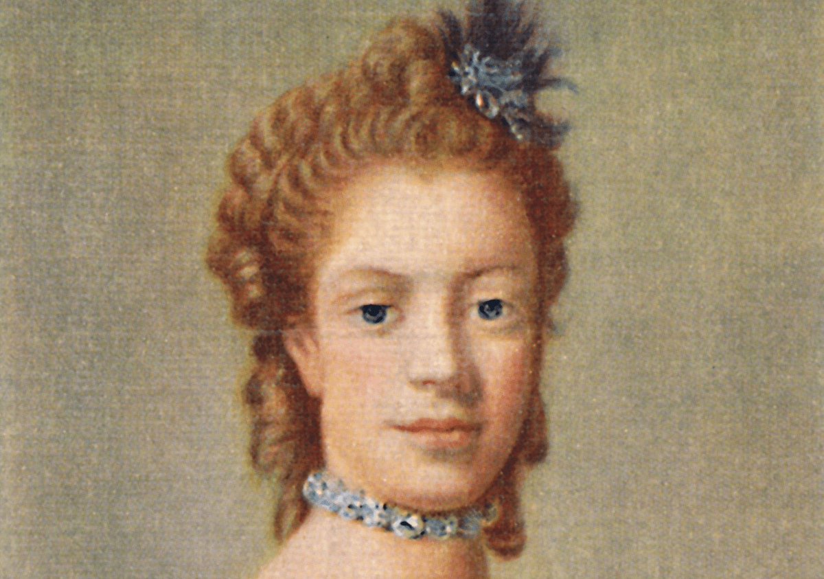 Sophia Charlotte was just a normal country girl living in her mansion, until King George II chose her to be his bride. He was 22, she was 17.