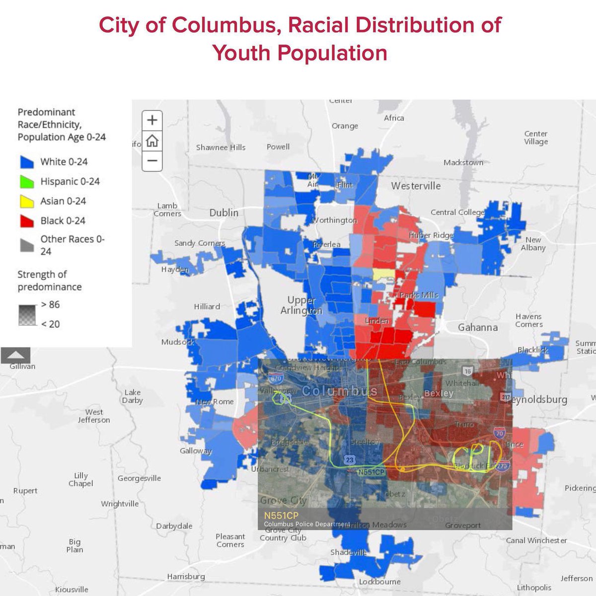 On Saturday night CPD went on a helicopter joy ride over Black neighborhoods and spelled CPD in cursive on their flight path. We and some city council members pushed last year to cut funding for these.  https://www.nbc4i.com/news/local-news/police-helicopter-flight-pattern-to-be-discussed-by-columbus-city-council/