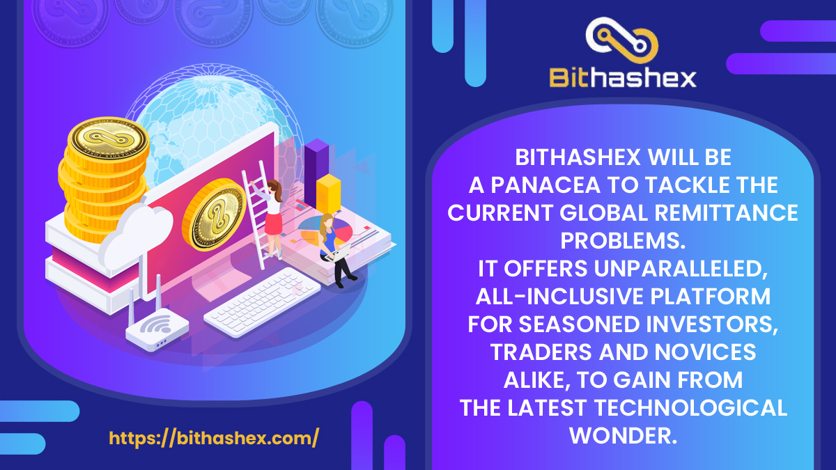 bithashex's tweet photo. #BITHASHEX WILL BE A PANACEA TO TACKLE THE CURRENT #GLOBALREMITTANCEPROBLEMS. 

IT OFFERS UNPARALLELED, ALL-INCLUSIVE PLATFORM FOR SEASONED #INVESTORS, #TRADERS AND #NOVICES ALIKE, TO GAIN FROM THE LATEST #TECHNOLOGICAL WONDER. 

Visit -https://t.co/42X6y9A4Zv

#crypto #ICO https://t.co/FAvZ5gZdjY