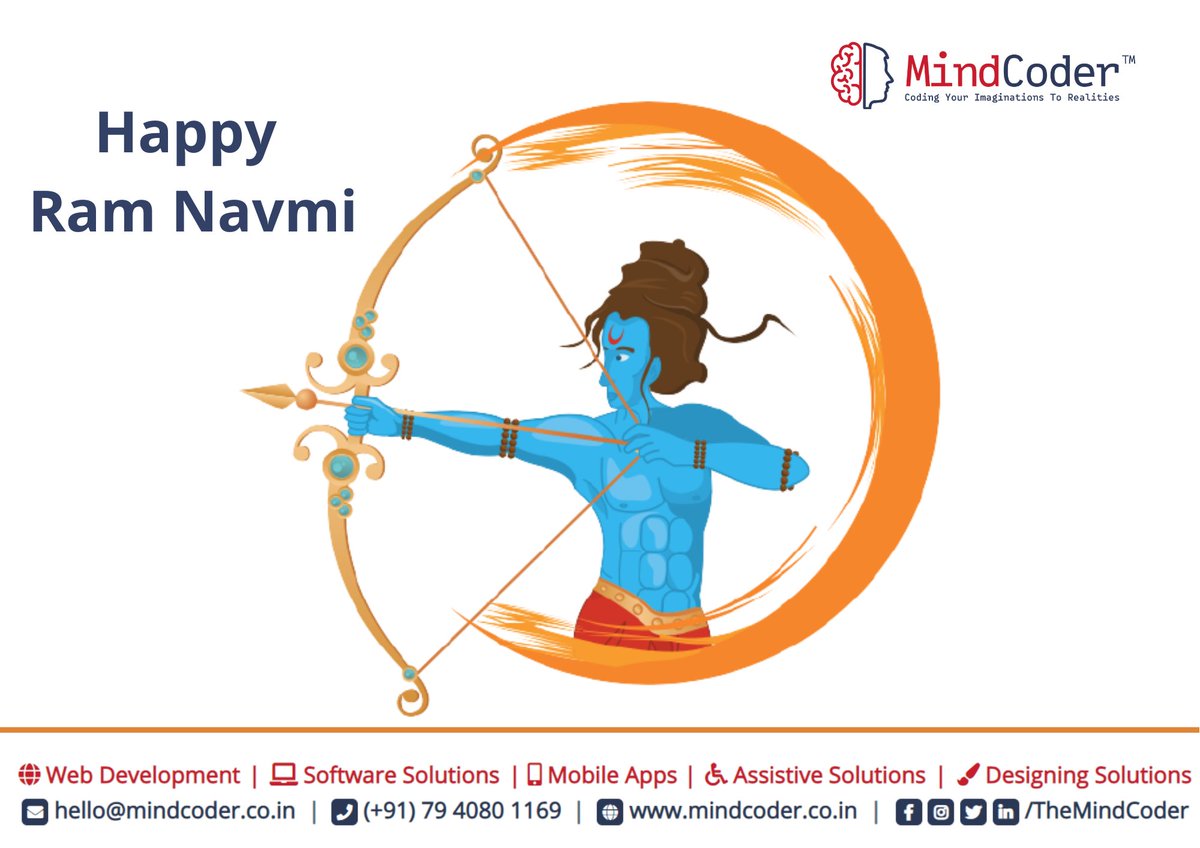 themindcoder's tweet image. &quot;Happy Ram Navmi&quot;

#mindcoder #software #technology #programming #business #softwarecompany #webdevelopment #softwaredevelopment #development #webdesign  #assistivesolutions #sofwareforsmallbusiness #retailstoresoftware #OutsourcingITServices