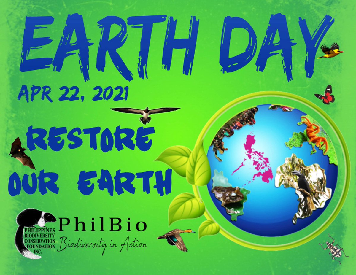 PhBiodiversity's tweet photo. #PhilBio #BiodiversityInAction  #BioDiversityMatters #EarthDay2021 #RestoreOurEarth #earthdayeveryday #happyearthday #climatechange #environment #savetheplanet https://t.co/KIRBxOKnXK
