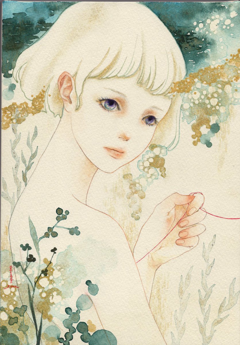 Sioux 人魚画家 透明水彩 現代美人画 S Tweet 私の作品もっと沢山の人に広がれ祭り ひろがれまつり 暑い日に涼しい人魚姫たちをどうぞ 2枚目は魔女だけど イラスト 美人画 人魚姫 マーメイド Trendsmap