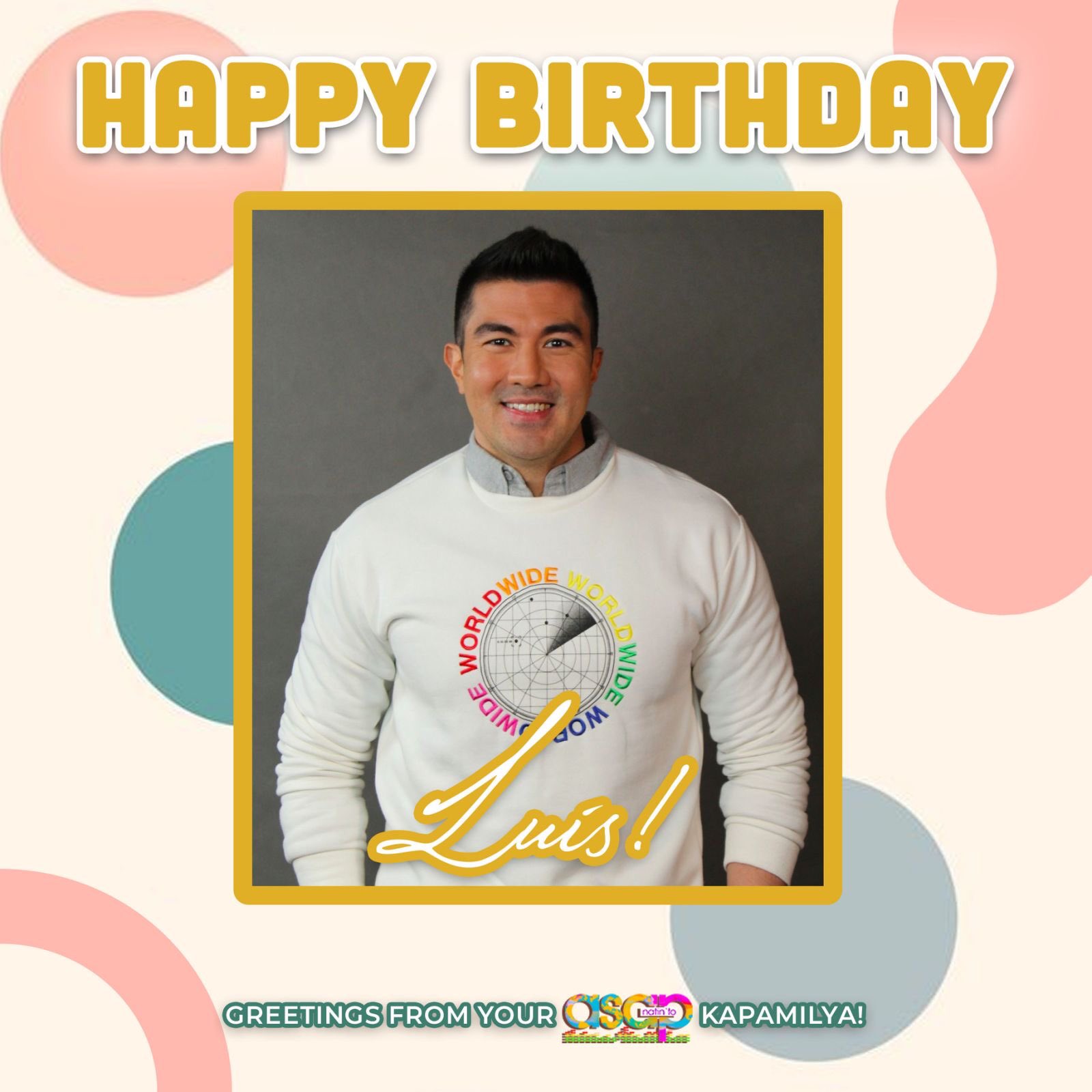 Happy Birthday to our multi-awarded host, Luis Manzano! We love you so much!   