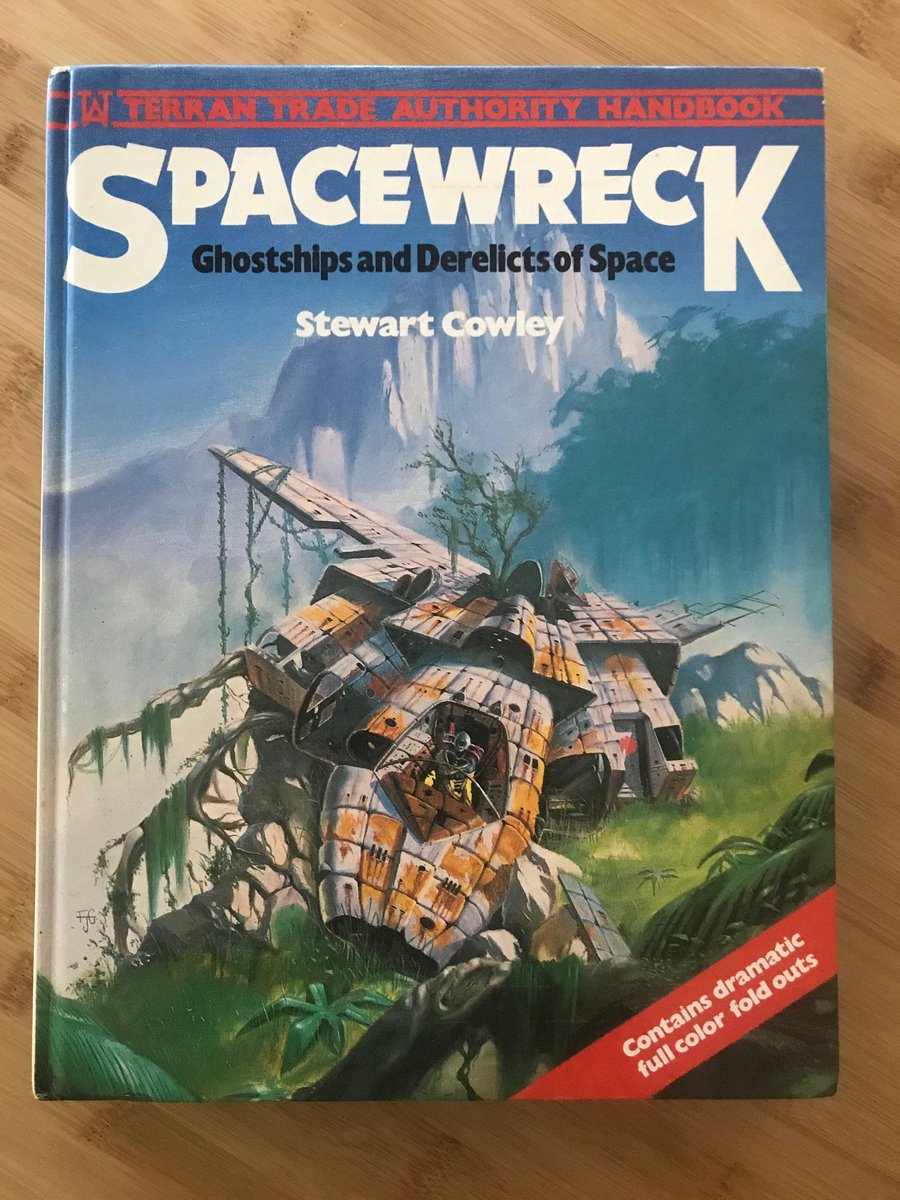 2. If you know my work, then you know it's a no brainer that this particular book was my biggest influence of the series! #Spacewreck  #scifiart