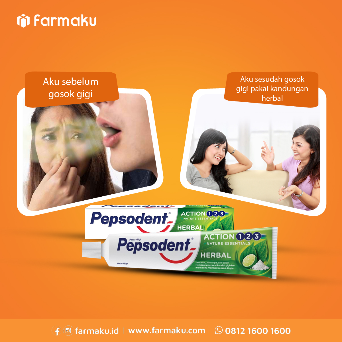 farmaku's tweet photo. Hayo kamu begini gak, FarmaFriends?😛
Gunakan pasta gigi dengan kandungan herbal yang memberikan kesegaran pada nafas dan merawat kesehatan gigi dan mulut.
Diskon 50% untuk produk oral care langsung check out! https://t.co/BxK2ZPfSSL
#farmaku #Apotekonline #Promoapril https://t.co/aDGpUgMtgp