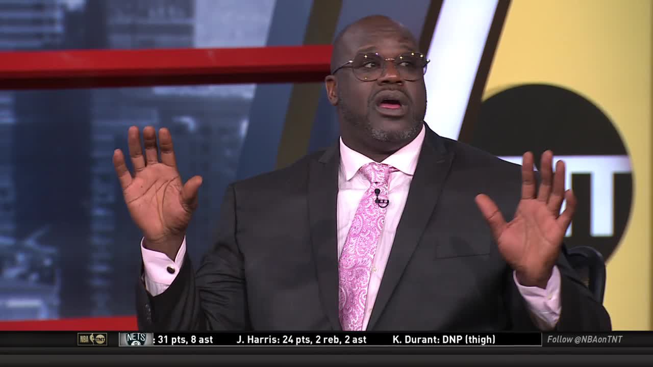 NBA on TNT on X: ""What's the definition of back?" 😂 @SHAQ &  @Candace_Parker had a debate on whether the Knicks are "back".  https://t.co/3gTR6lWwJa" / X