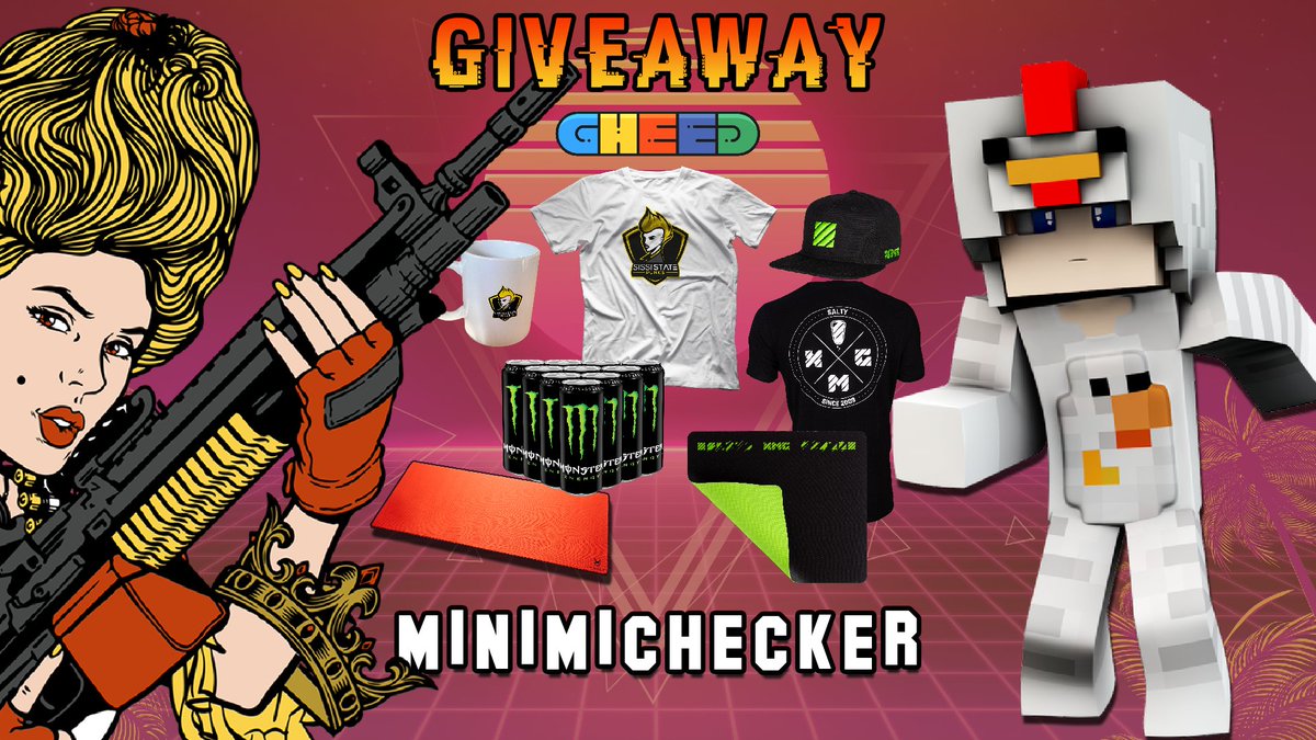 WINNING WITH THE PUNKS #1 🎁:

Together with <a href="/minimichecker/">minimichecker</a> and our partners we are organizing a giveaway with great prizes like T-Shirts, mousepads, caps, server voucher, Monster cans and much more!

Check it out and enter here: ssp.gg/minimi

#SSPisPUNKROCK