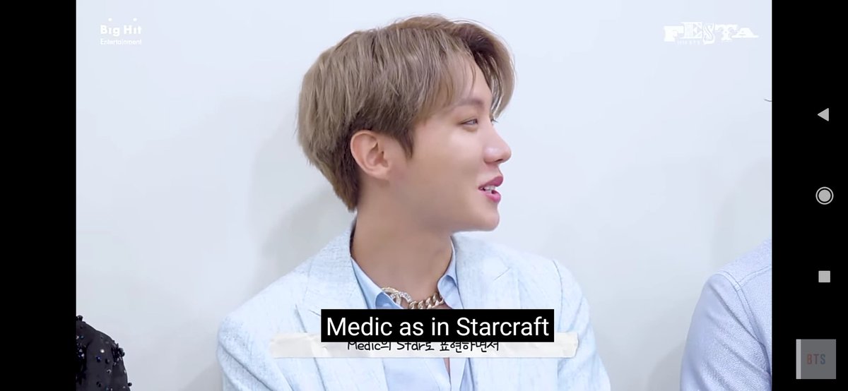 Lirik berikutnya dia bermain pengandaian. Kalau dia adalah karakter game, dia adalah Medic (karakter pada game 'Starcraft') yang harus menyembuhkan dirinya. Sayangnya, j-hope adalah 'star' yang lain.