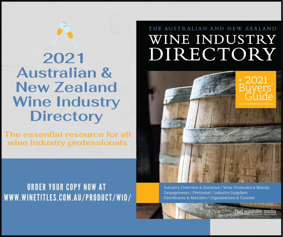 Order your copy of the 2021 Australian &amp; New Zealand Wine Industry Directory now at ow.ly/tLsf50EtKMH