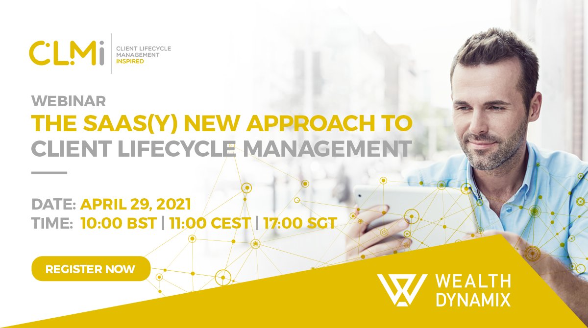 heavens_lucy's tweet image. You&apos;ve heard me talk about it. Now see it in action!

Join us on 29 April where we will demo CLMi - our shiny new cloud-based #ClientLifecycleManagement SaaS solution built specifically for #WealthManagement firms.

Register here👉 bit.ly/3aaQ0ii

#WealthTech #Onboarding