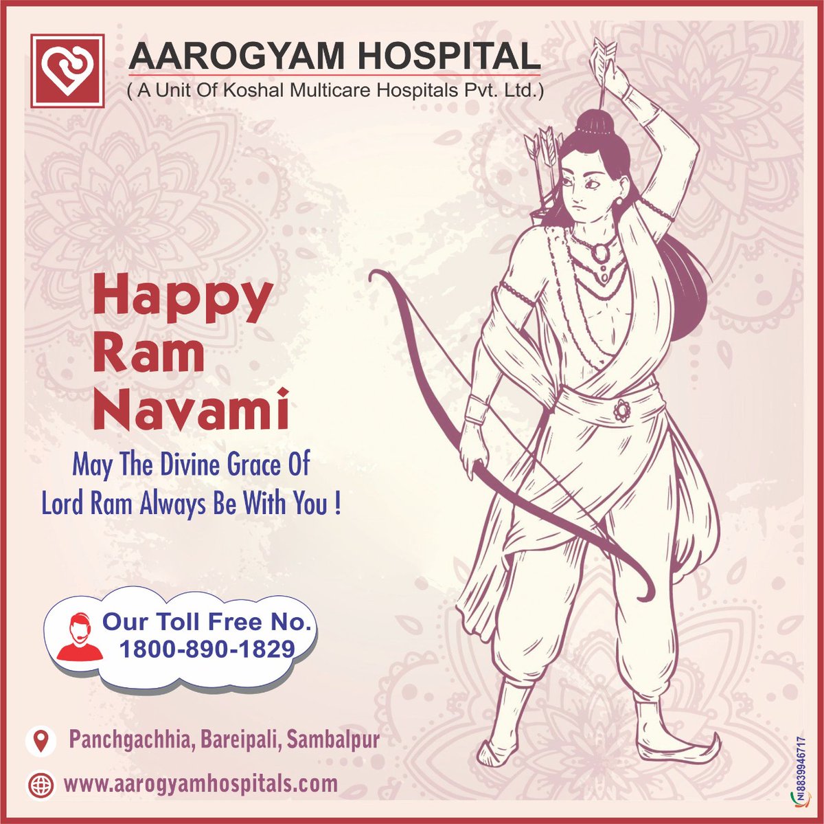 AAROGYAM_SBP's tweet photo. HAPPY RAMA NAVAMI TO ALL OF YOU. https://t.co/AaG57w5P4D