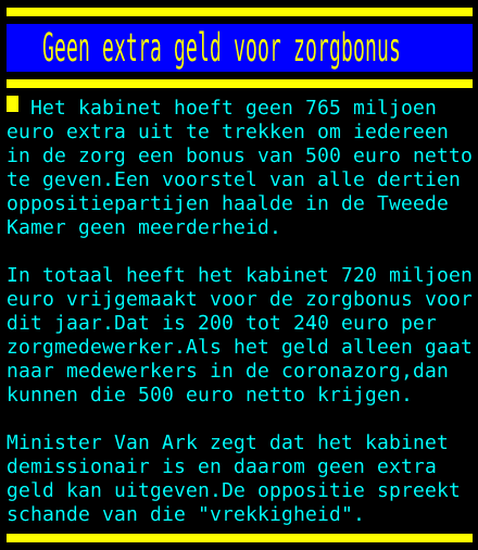 Ambulancezorg wordt gevraagd xtra ambu's te bemannen, ziekenhuizen vragen of vpk ajb xtra willen komen werken, verloven worden ingetrokken, SEH afd. sluiten want zhuis=vol maar we versoepelen, Fieldlabs met 10.000 deelnemers, geen bonus.. best moeilijk gemotiveerd te blijven....
