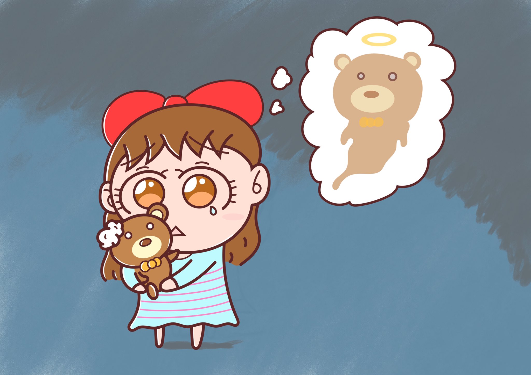 Twitter 上的 Aki かわいい子供 動物イラスト描きます クマのぬいぐるみの綿が出て悲しむ女の子 私のクマちゃんが イラスト イラストレーター かわいいイラスト 絵描きさんと繫がりたい イラスト好きな人と繋がりたい みんなで楽しむtwitter展覧会
