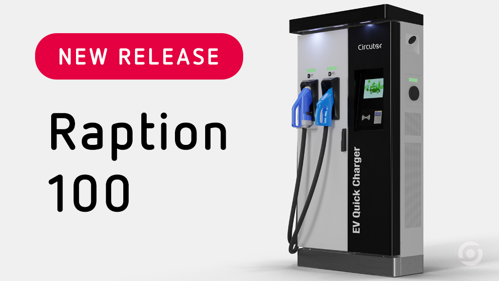 circutor's tweet image. #Raption100: New compact #FastCharger capable of providing up to 100 kW DC, enough to charge the #ElectricVehicles of yesterday, today and tomorrow. More information: ow.ly/HVnC50EsOHn