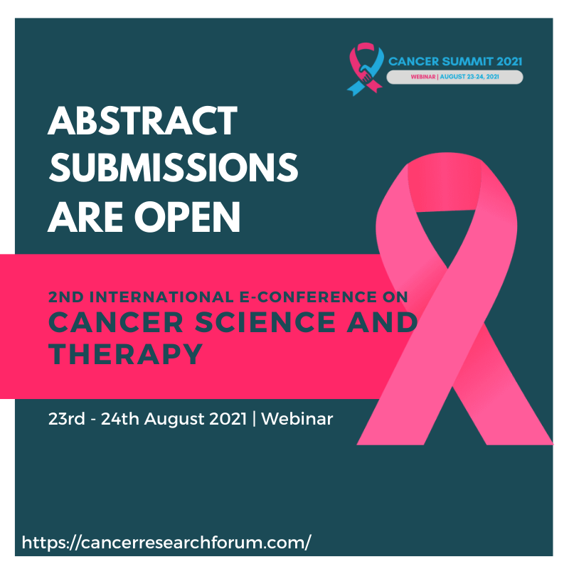 Cancer_Event's tweet image. SAVE THE DATES!
Register to participate in the 2nd International E- Conference on #CancerScienceandTherapy going to be held on #August 23-24, 2021.
Submit your interest HERE: cancerresearchforum.com
#cancerscience #breastcancer #CancerResearch #oncology #radiology #chemotherapy
