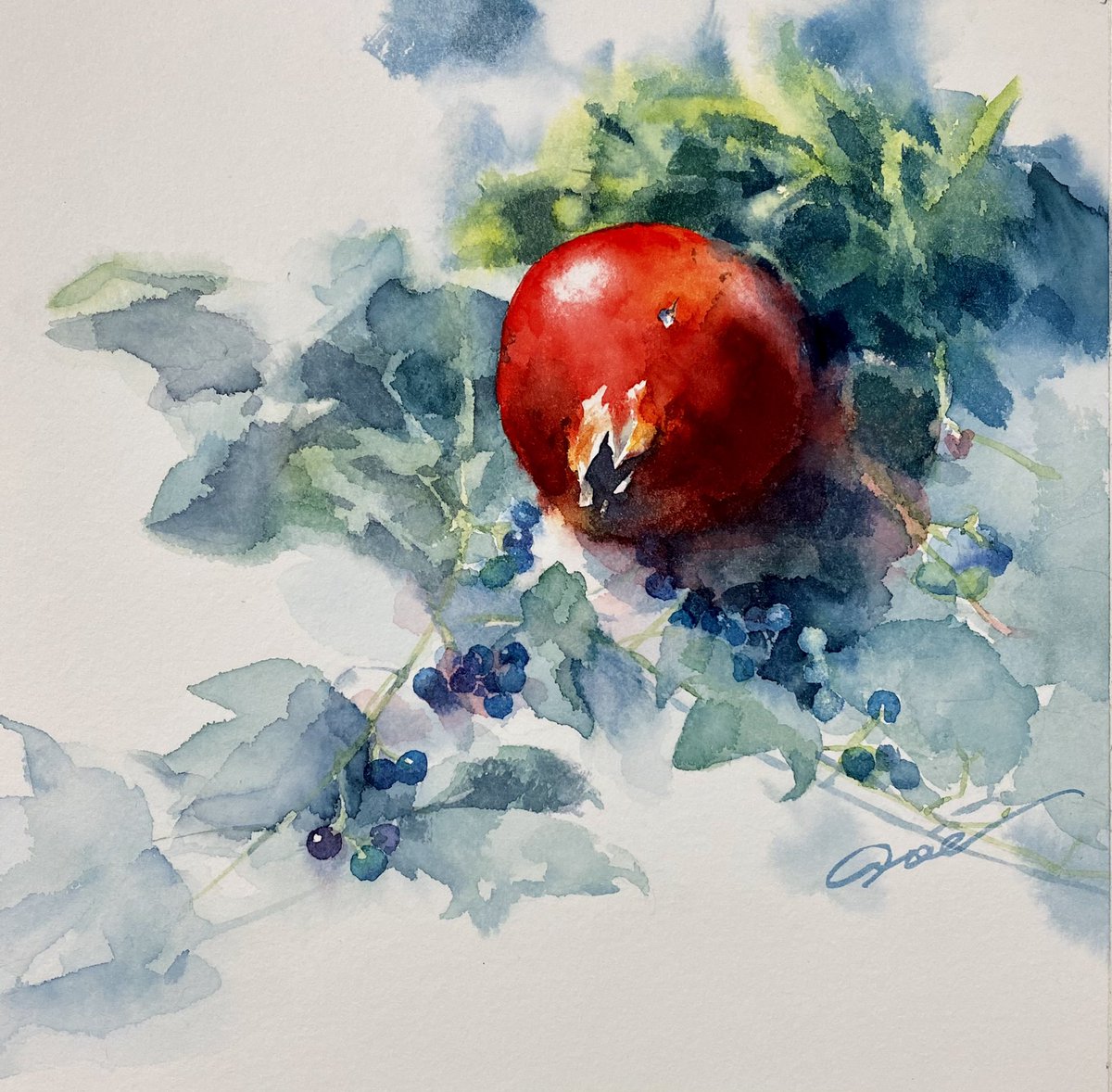 結う 】 Connect hearts 徳島アワガミ260×260mm 