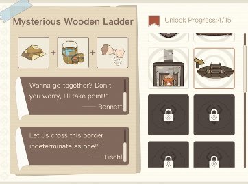 1. Mysterious Wooden Ladder