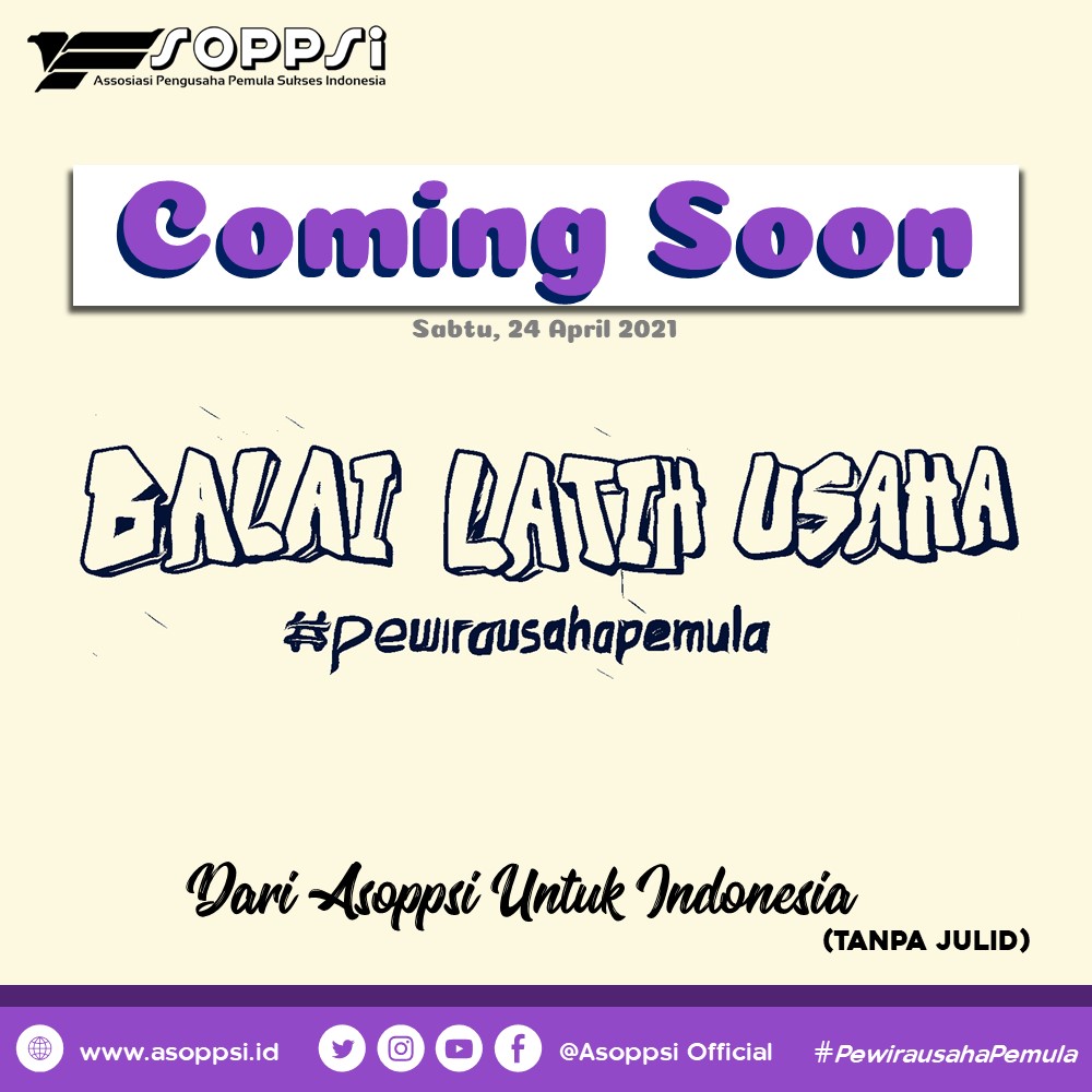 OfficialAsoppsi's tweet photo. Balai Latih Usaha
#PewirausahaPemula 

Dari kami untuk Indonesia 😍🙏. 
Salam #PewirausahaPemula 

@chozin_ID @francmohede @AjengCute16ID @mac4n_utara https://t.co/EX5lb7Fflq