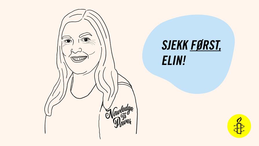 Sjekk først, <a href="/ElinAgdestein/">Elin Agdestein</a>. I noen tilfeller er det ekstra viktig å sjekke først. Oljefondet investerer i land med omfattende brudd på menneskerettighetene. Stortinget må sikre at Oljefondet ikke tjener penger på menneskerettighetsbrudd. Sjekk selskaper først! #Sjekkførst